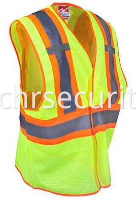 Mesh Yellow Open Road High Visibility Safety Vest (1)